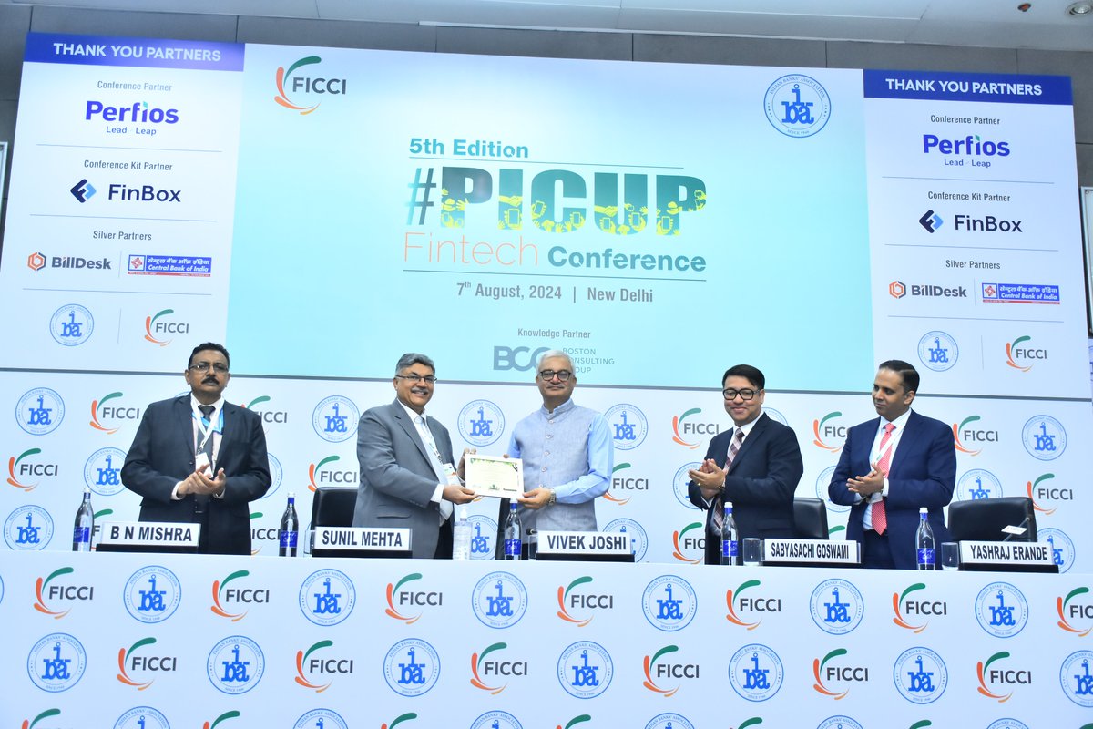 ficci_india's tweet photo. PICUP Fintech Conference & Awards organized by FICCI and IBA begins at Federation House, New Delhi.
@ChiefIba @FinMinIndia #PICUPFintech https://t.co/JACGADa0bq