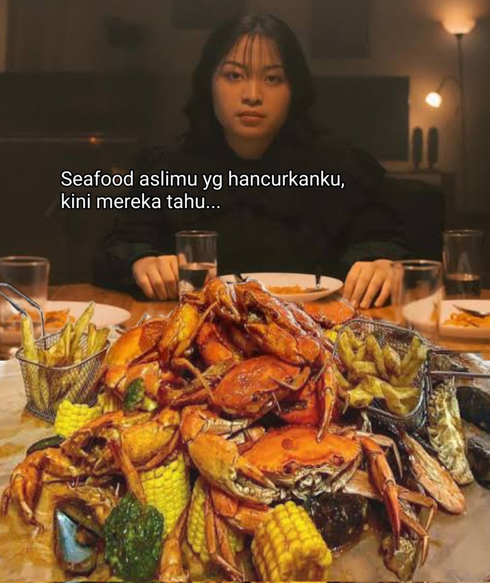 🧑: itu seafood apa nad?
🙍‍♀️: