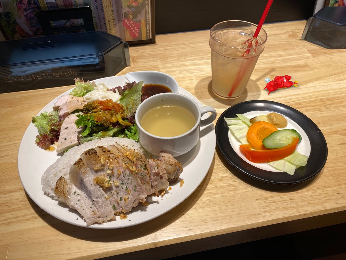 本日のMSIランチ
ローストポークプレート https://t.co/374WcA2aB6