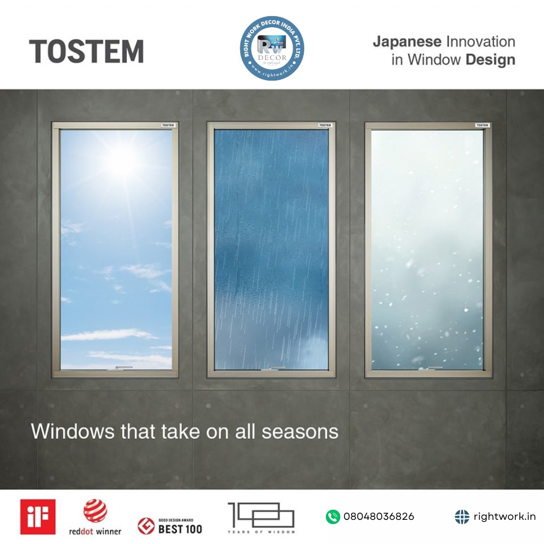 RightWorkDecor's tweet image. Sunshine, Rain, or Snow, TOSTEM Keeps You Comfortable All Year Round.

Transform your home with TOSTEM&apos;s aluminum windows that are built to withstand any weather condition, ensuring comfort and durability throughout the year. 

#TOSTEM #TOSTEMIndia #TOSTEMWindows