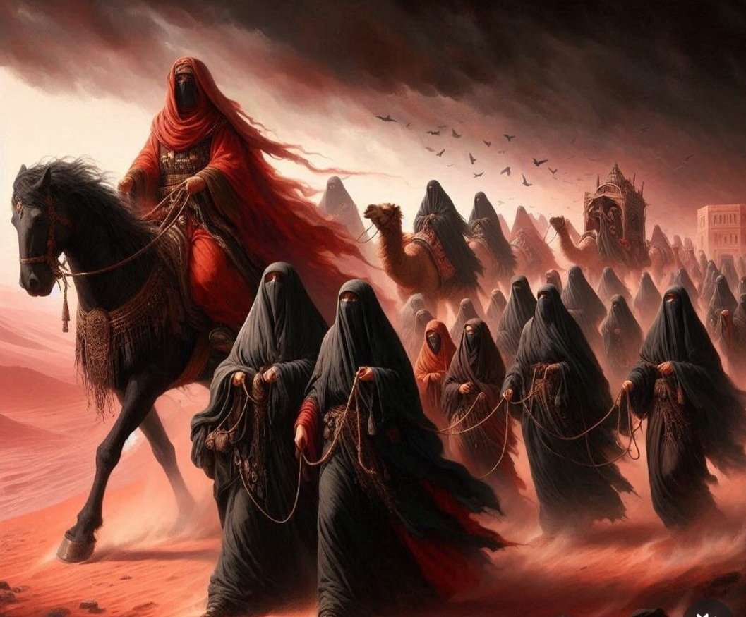 1 Safar Aseeron ka Qafela dakhil e Darbar e sham
Haye Shaam haye sham😭💔