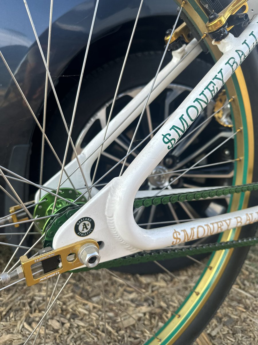 DillonMrdpdjr's tweet photo. #SellTheTeam #rootedinoakland #pootedonOakland #rootedinlies #fjf
So much fun and pride in building this bike 2017 ๐๐คฌ๐คฎ๐๐๐. They have killed my love for MLB https://t.co/mJrXuGktlz