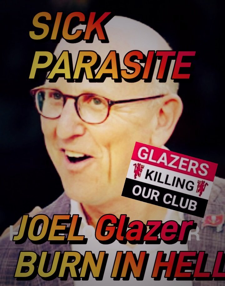A tweet a day untill this vile parasite is gone 

#GlazersOut 
#GlazersAreVermin