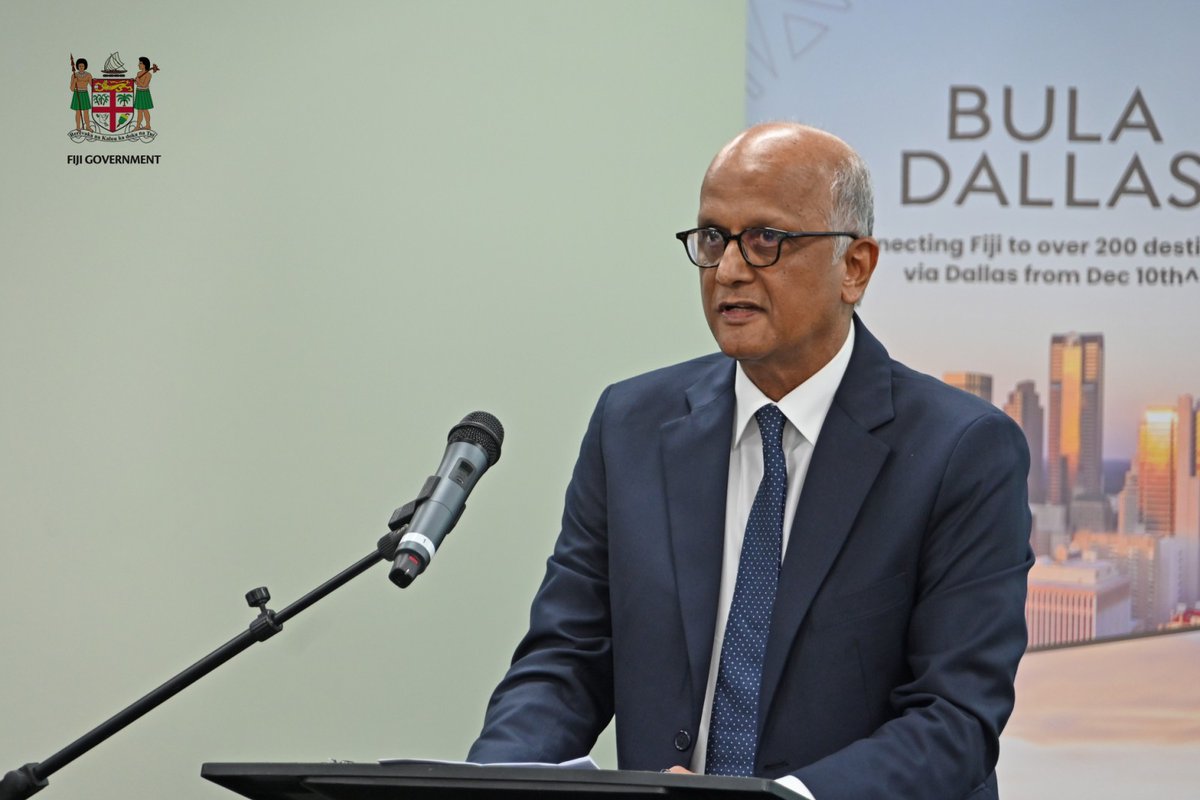 bimanprasad's tweet image. Celebrating Fiji Airways introduction of first-ever non-stop flights between Nadi-Dallas Fort Worth International Airport in Texas commencing in December, 2024. @Fly_FijiAirways
#Dallastexas #fijinews #nonstopflights #fijigovernment