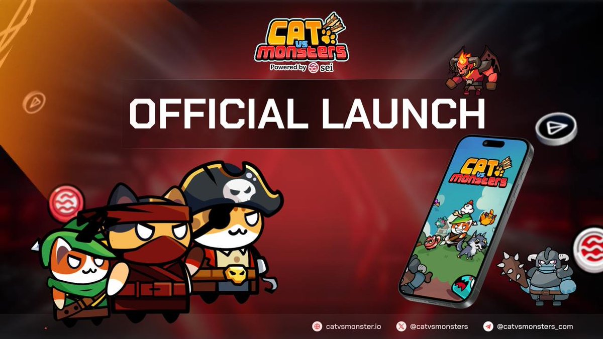 Cat VS Monsters 🔴 tweet media