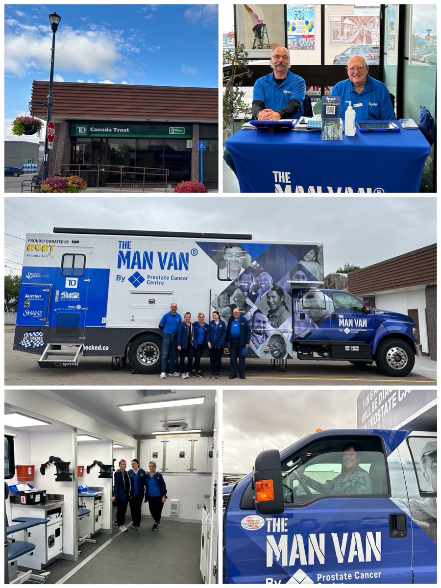37 men came today to register and test for prostrate cancer in the #TD sponsored #ManVan. Thank you to this amazing team who came today.  A successful day overall!
<a href="/RussAnderson99/">RussAnderson</a> ⁦⁦<a href="/robghazal/">Robert Ghazal</a>⁩