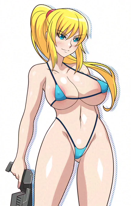 メトロイド38周年そうなので、以前FANBOXで描いたサムス