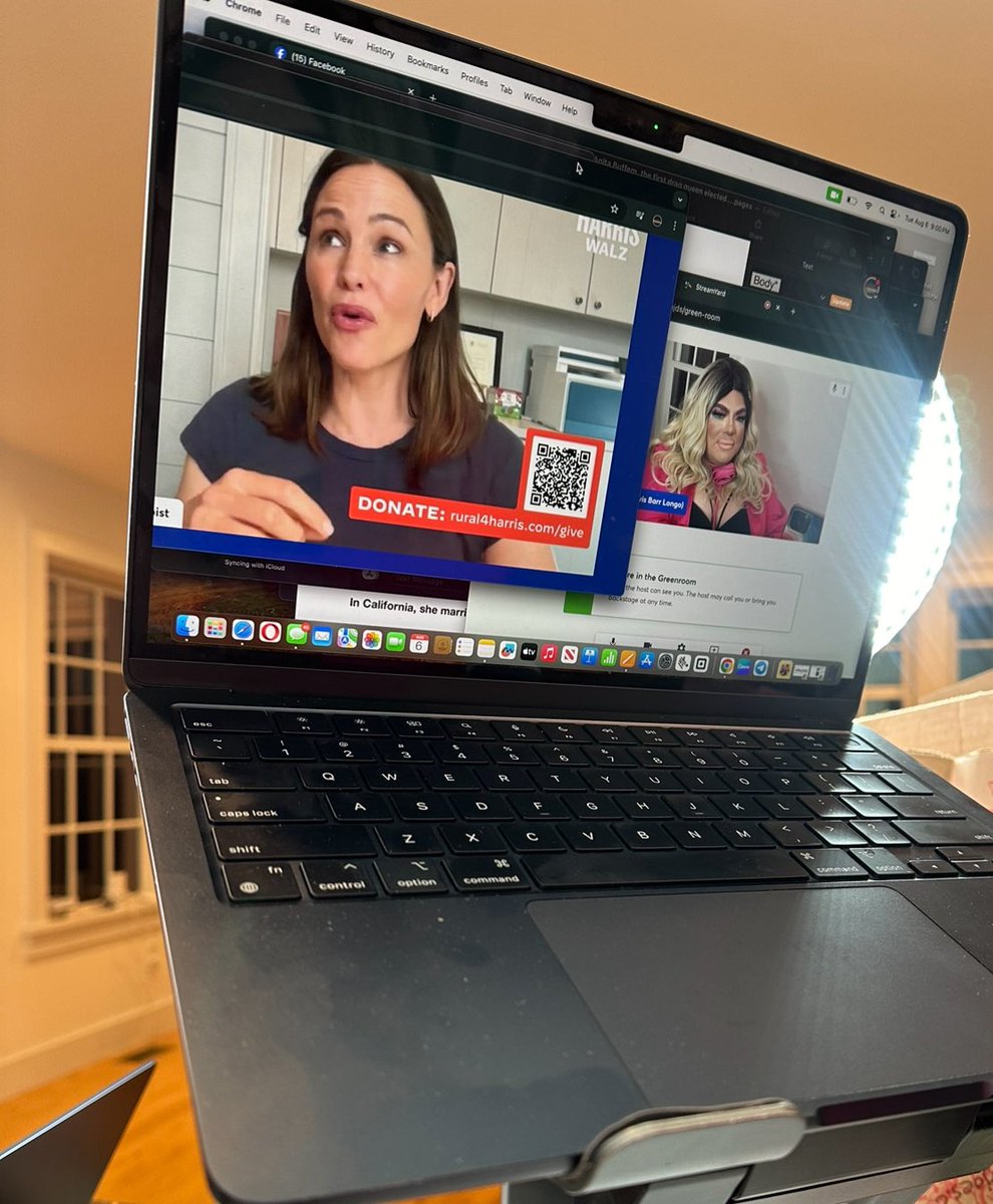 Thank you so much to <a href="/TheOutrunCo/">The Outrun Coalition</a> for having me as part of the #Rural4Harris call. What an amazing evening!!!  (Just me and my BFF Jennifer Garner serving beauty for Harris and rural communities)