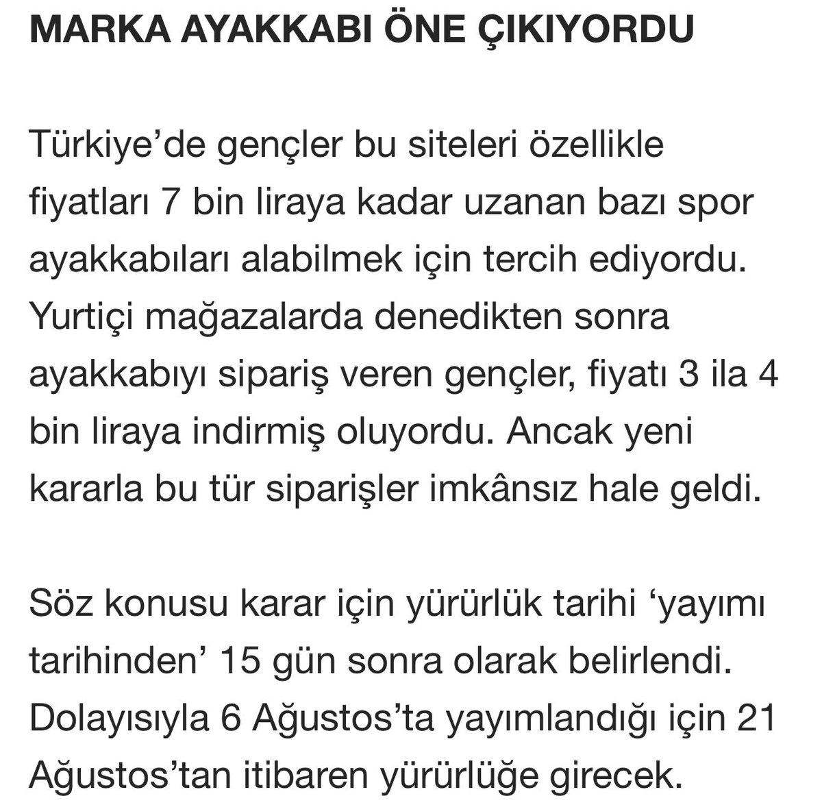 doctoryucel's tweet photo. Sen spor ayakkabıyı ucuz alamazsın , kendi ülkenden asgari ücretin yarısını ödeyip alacaksın. Artık parmağını kımıldatsan 🚫 🚫 🚫 https://t.co/kiZvhYzwnh