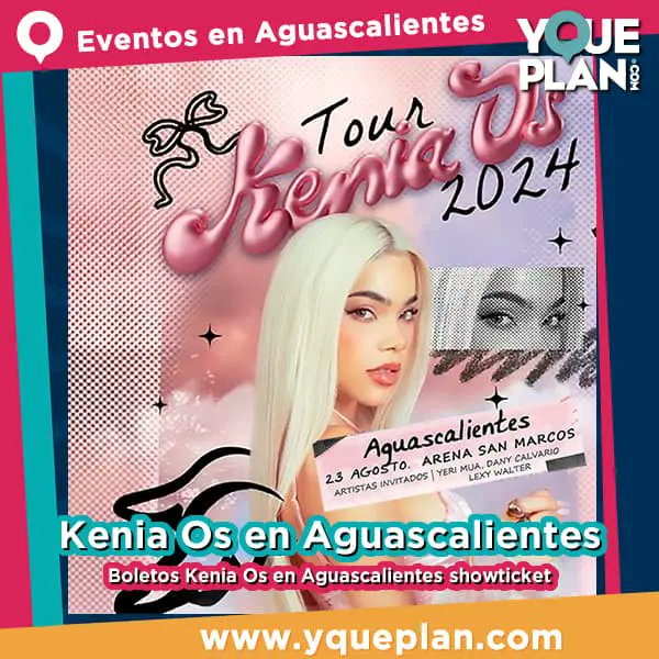 yqueplan_com's tweet photo. Kenia Os en Aguascalientes ‼️
Todos los detalles del concierto en tu #guia
📲 https://t.co/slR8mPCJT3
.
.
.
#KeniaOs #Aguascalientes #eventosaguascalientes #arenasanmarcos #Showticket https://t.co/N3TnnxNnbp