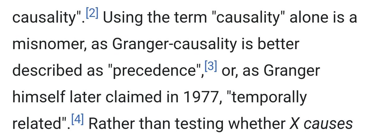 ccaballeroh10's tweet image. Plus... If he had read more than the first paragraph of the Wikipedia article he himself shared, he might have noticed that Wikipedis clearly says that it is a misnomer as I pointed out. #CausalTwitter
