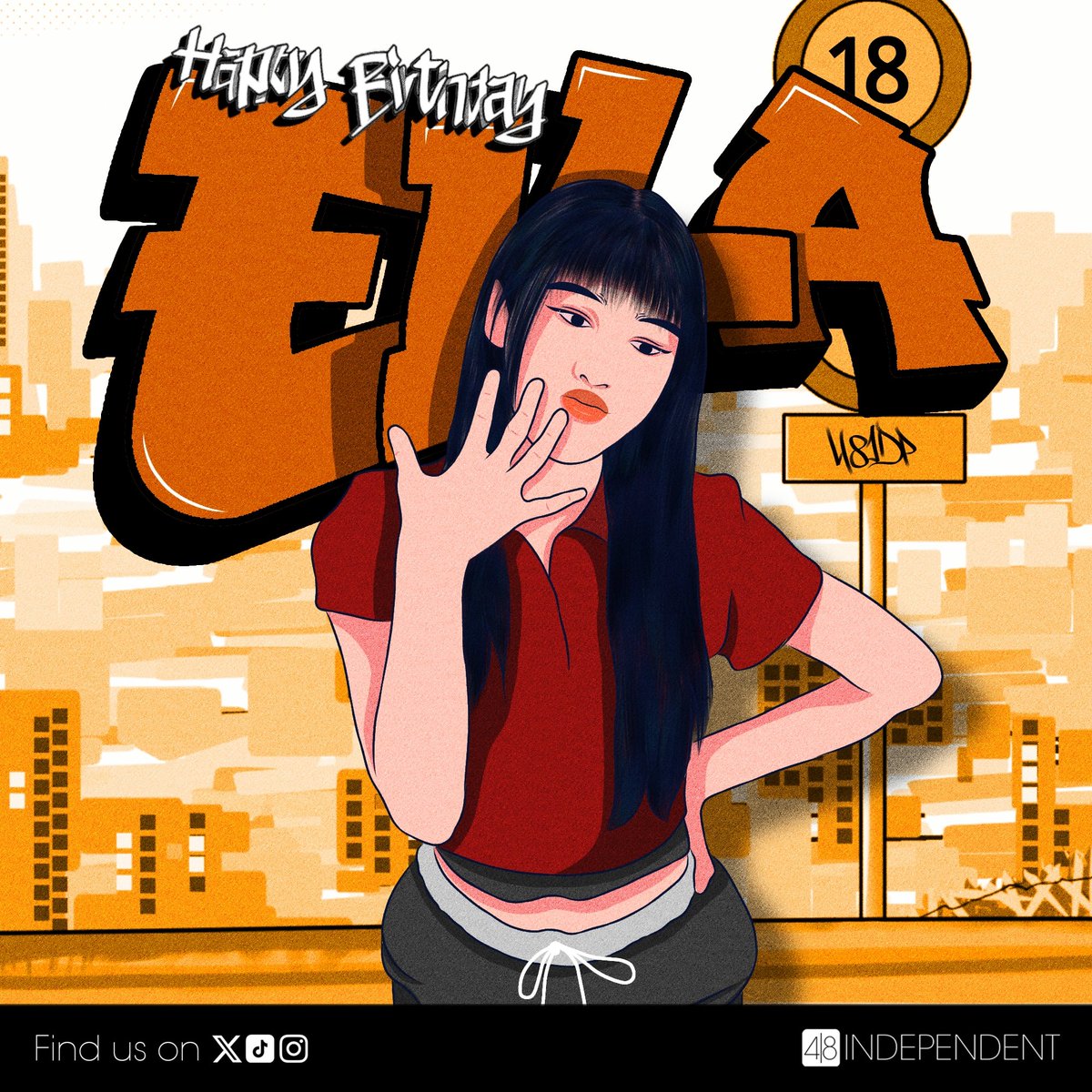 48Independent's tweet photo. ELAAAYYYYYY @AM_EllaJKT48 SELAMAT BERTAMBAH UMUR DAN MAKIN DEWASA LAGIII, 🔥🥳,,,
SEMOGA DI UMUR YANG BARU INI SEGALA YANG DI INGINKAN TERCAPAI,, SEMANGAT TERUS KULIAHNYAAAA !!!!!🔥🥳,
SAMPAI BERTEMU BESOKKKK, 🫱🏼‍🫲🏻🫶🏼⚘️
@EllatheriaOfc
#Arc18LaScène 
#DimensionOfTimbre https://t.co/sEKpqV4Mjq