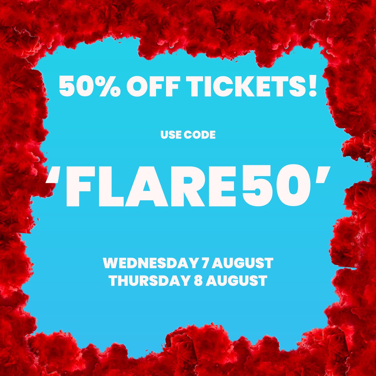 Why I Stuck A Flare Up My Arse For England | FLARE (@bumflareplay) on Twitter photo DEALS DEALS DEALS!🧨🍑🏴
Book through the underbelly (<a href="/FollowTheCow/">Underbelly Edinburgh</a>) website or at box office and use code FLARE50 for 50% off tickets today and tomorrow!
Limited availability⏰
#edfringe #fringe #edinburghshows #showstosee #edfringeoffers #deals #offers #tickets DEALS DEALS DEALS!🧨🍑🏴
Book through the underbelly (<a href="/FollowTheCow/">Underbelly Edinburgh</a>) website or at box office and use code FLARE50 for 50% off tickets today and tomorrow!
Limited availability⏰
#edfringe #fringe #edinburghshows #showstosee #edfringeoffers #deals #offers #tickets
