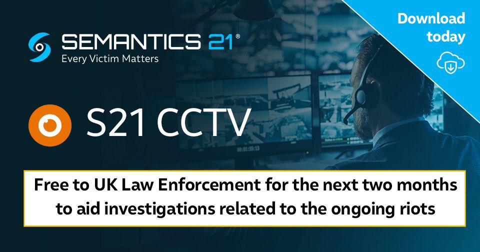 Tom4n6's tweet photo. 🚨🚨🚨Help spread the word: what’s happening in the UK right now is totally unacceptable. Share this with your law enforcement colleagues and on your social media. Our CCTV software is now free to help Identify those responsible. This is crucial to ending this situation https://t.co/xwJCmIHgka