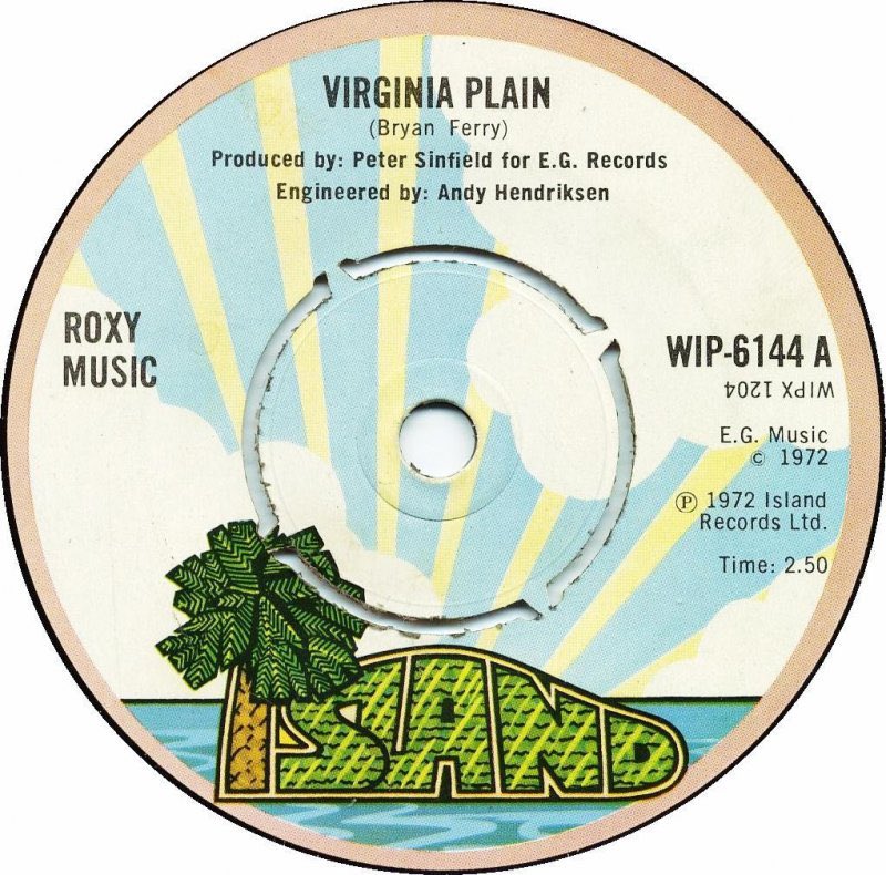 GroovyTimes45's tweet image. Vinylpedia: 45 game-changing 45s

No. 28
Virginia Plain - Roxy Music
Island WIP 6144
Released: 4 August 1972

Roxy ushered in a bright new age of art-pop with their ultra-stylised debut 45. Artful, glamorous and otherworldly in all the right proportions
