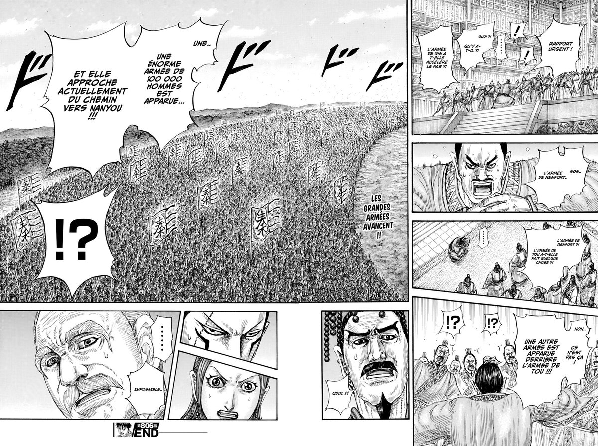 Hesemayties10's tweet photo. #KINGDOM806
Imaginez Tou explose Han en vitesse et reprend toute son armée pour reprendre Juuko à Wei. Entre Ouhon et Tou wei devra faire un choix. Et si Wei n'attaque plus Ouhon alors ya des chances que même Zhao abandonné son attaque sur Mouten... https://t.co/Kw6PHiLs4G