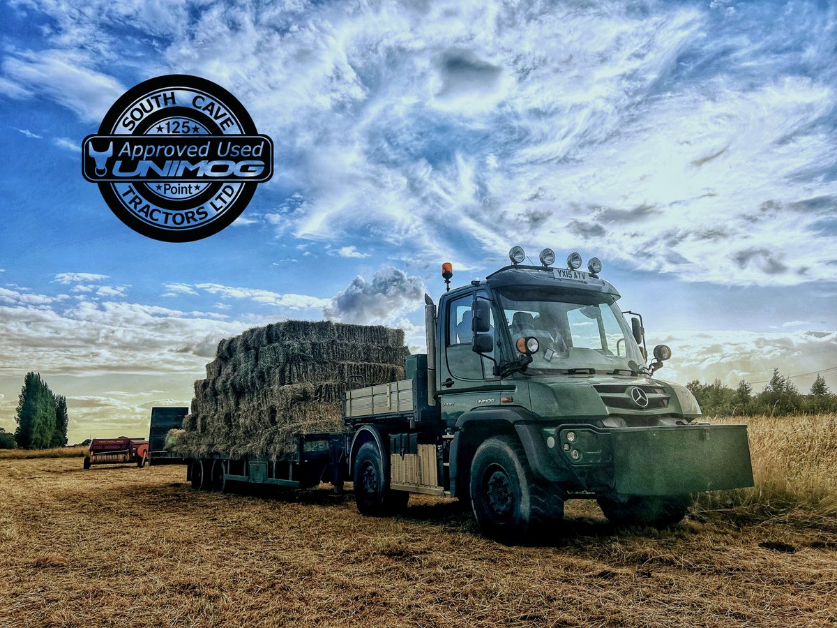 Just in this excellent 2015 Unimog U430 With pickup hitch &amp; 50MM jaw it has a strong spec  Sold by us from new showing 108500km and 3449 hours
Full spec on our website contact us for more details or to set up a viewing southcavetractors.com/unimog-u430-20…
#unimog <a href="/UnimogUK/">Unimog Official UK</a> #agriculture