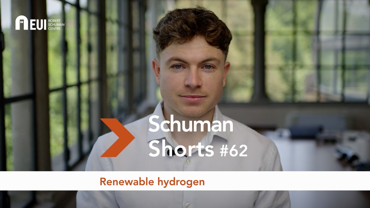 #Hydrogen is the most abundant element in the known universe, and has lots useful functions. How much do you know about it? 👨‍🏫 

Learn more w/ <a href="/EUI_FSR/">Florence School of Regulation</a> <a href="/JamesKneebone1/">James Kneebone</a> in his #ShumanShort 'Renewable hydrogen' 🔗 loom.ly/AYpE9Zw

🧵/1