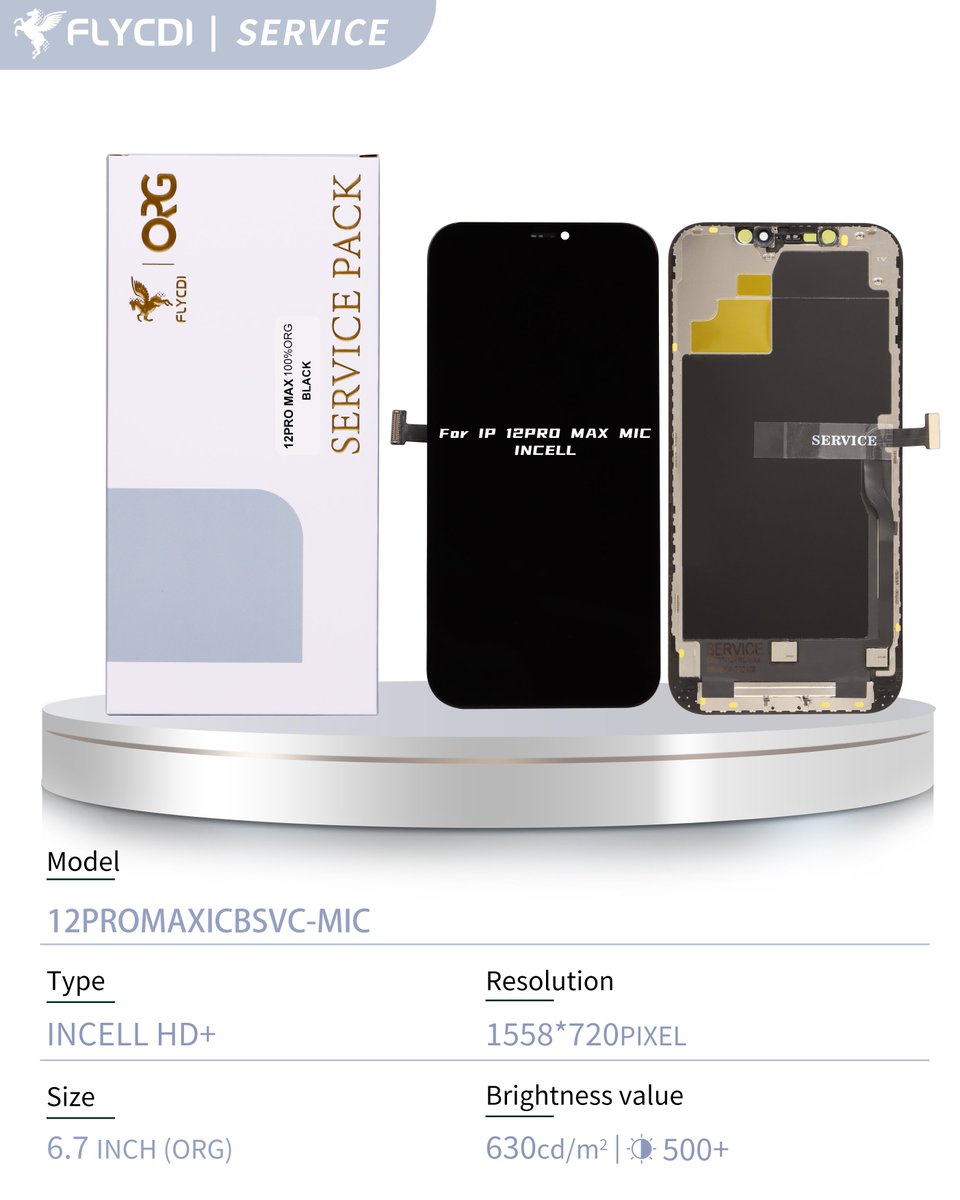 FLYCDI's tweet image. SERVICE PACK FOR 12PRO MAX
Support Move IC
#iphone #ServicePack #lcddisplay #touchscreen #phonerepair