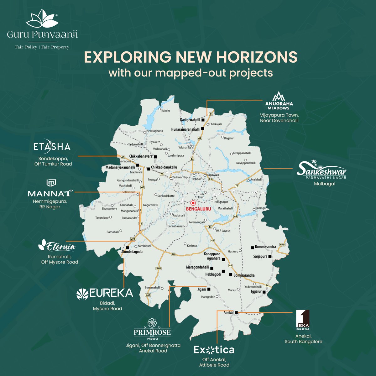 gurupunvaanii's tweet image. Guru Punvaanii: Crafting Excellence Across Bengaluru – From Vibrant New Developments to Community-Centric Spaces, Our Ongoing Projects Are Shaping the Future of the City!

#GuruPunvaanii #ongoingprojects #bengaluru #bengaluruplots #bengaluruprojects