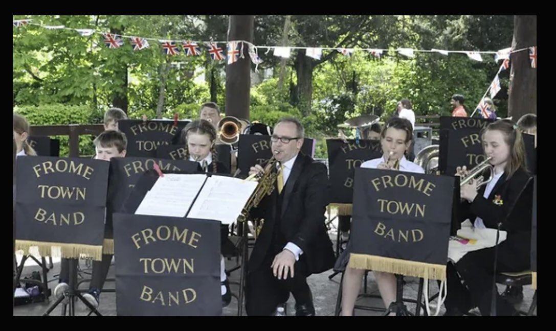 Saturday 10th August 12pm Victoria Park celebrating 50th anniversary of <a href="/FromeCouncil/">Frome Town Council</a> #music #celebration  🎺🎵🎶🤩🥳