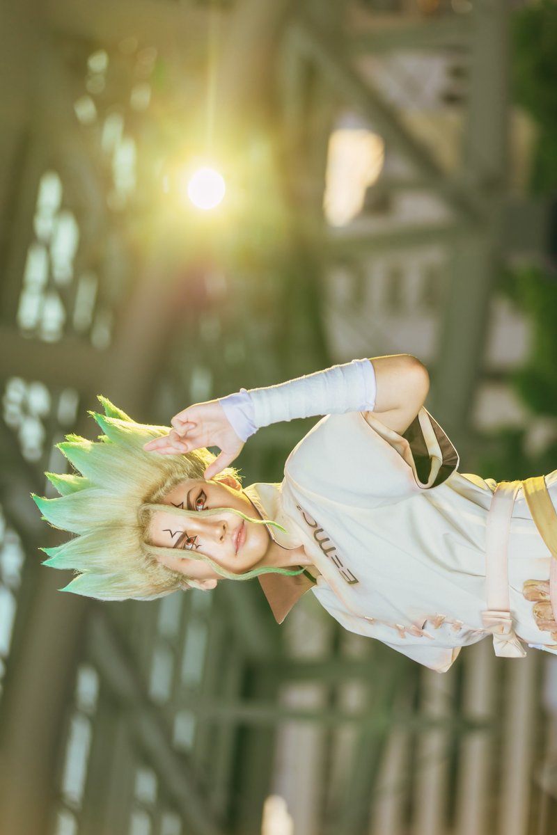 Dr.STONE / コスプレ⚠️ 石神千空 自信作のウィッグです！ 📸撮影 ま
