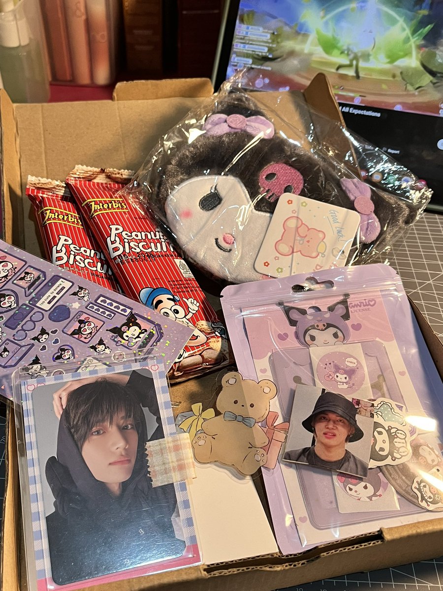 tysm, you made my day 😔🤍 all of the kuromi stuffs &amp; beomgyu waduh?????? ONCE AGAIN THANK YOU SM <3 @pvrrrito