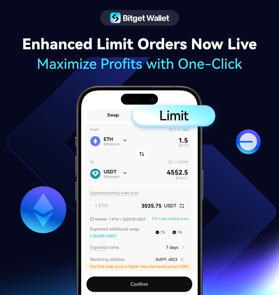 Buy and sell #crypto tokens with ease with our enhanced 