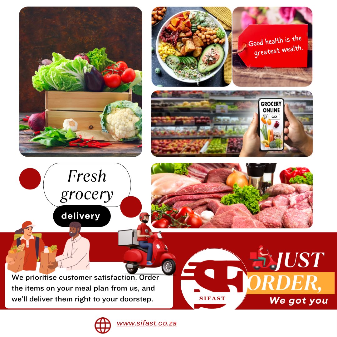 SifastDelivery's tweet photo. Good Food is True Wealth! 🥗💎

Why waste time in long lines when you can get the freshest ingredients delivered to you?

Order with Sifast for your fresh weekly groceries today!

#GoodFoodIsWealth #FreshGroceries #HealthyLiving #SifastDelivery #EatWellLiveWell https://t.co/Wo86BLySON