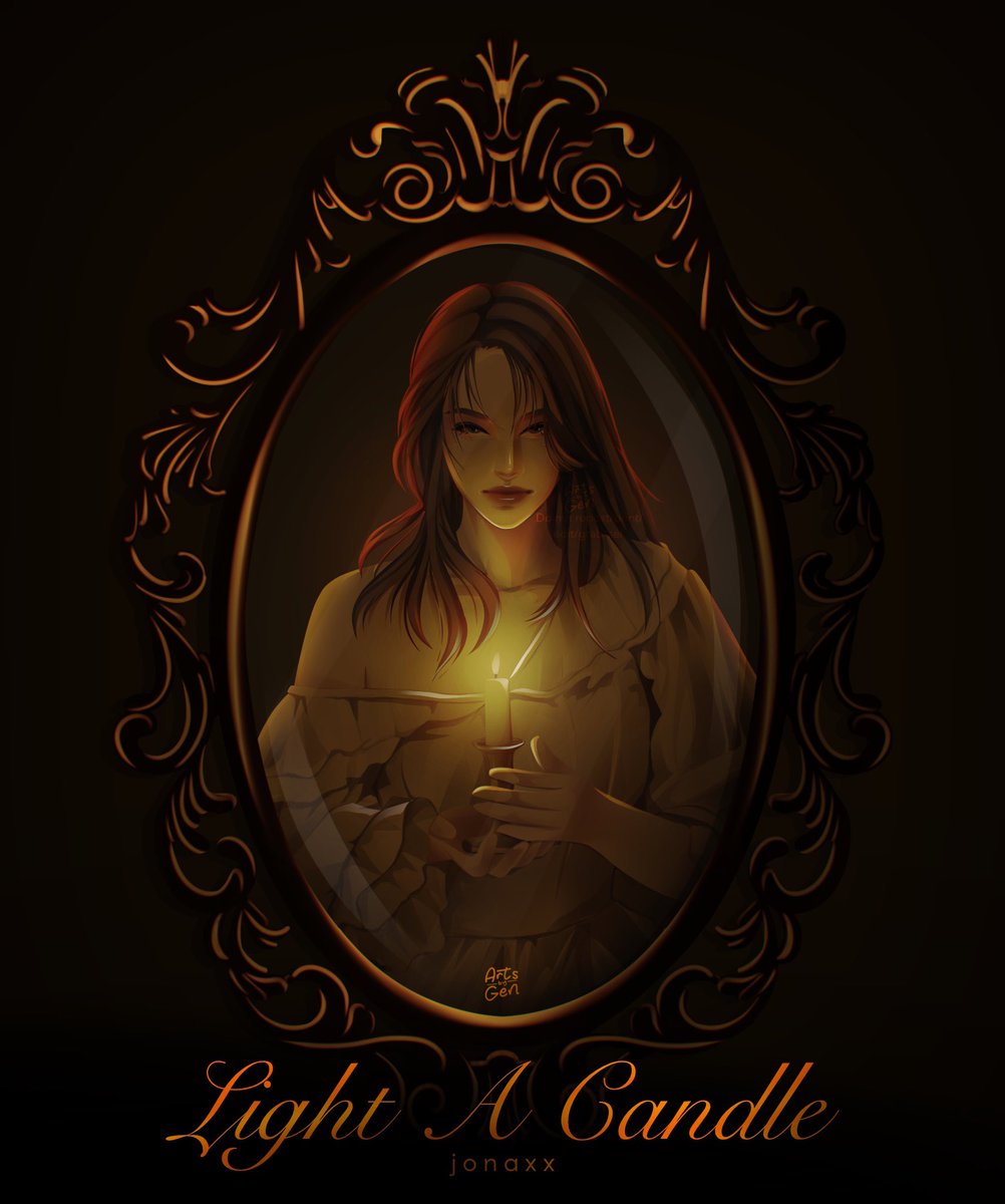 genniness_'s tweet photo. "That the woman should stand in front of the mirror. Holding a candle, in the middle of the night." #jonaxx https://t.co/8XF6XhzN1x
