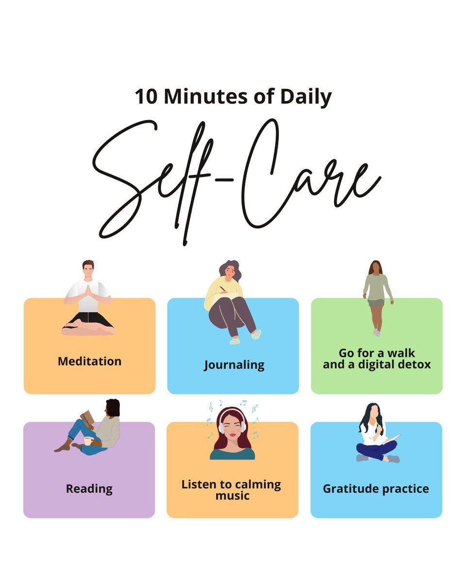 SeedSupportUK's tweet photo. Taking time for self-care might seem impossible in life. But just 10 minutes of daily self-care can make a world of difference! 

🌱Reduce stress and anxiety

🌱Boost your mood and energy levels

🌱Improve mental clarity and focus

🌱Enhance overall well-being https://t.co/QfwEwrN0Ui