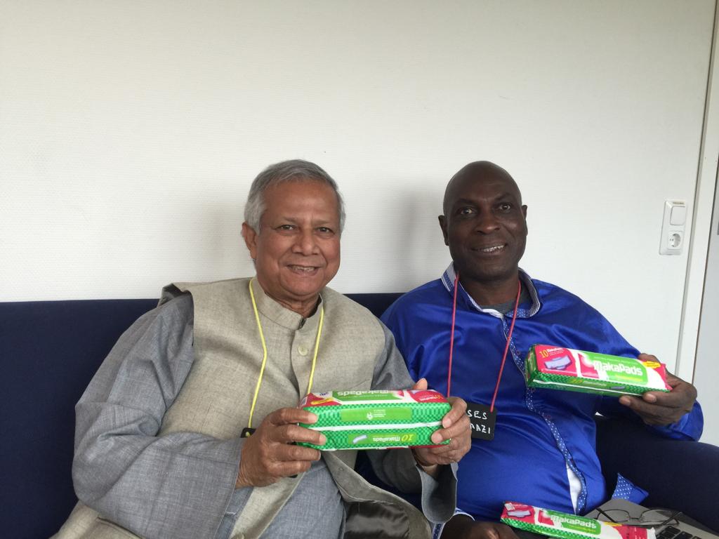 TomorrowUganda's tweet photo. Years ago, our founder and serial innovator, the late Dr. Moses Kizza Musaazi had the good fortune of meeting and having a discussion with Nobel Laurete and Bangladesh's new interim leader, Muhammad Yunus. Great minds 🤝 https://t.co/rQN27K4O1l