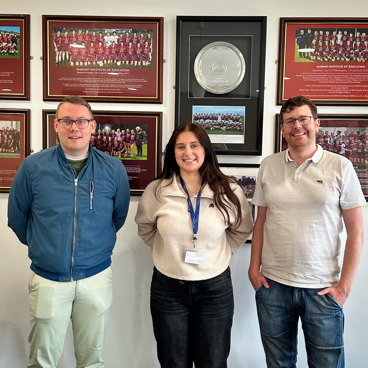 Fantastic to have former MIE SU President, Shane Collins, back on campus. Shane met with our new SU President Laura Boyne, and Student Engagement Officer Colum Cronin.

Shane's time as SU President was full of achievements, including the unforgettable Body &amp; Ceoil festival. 🎶