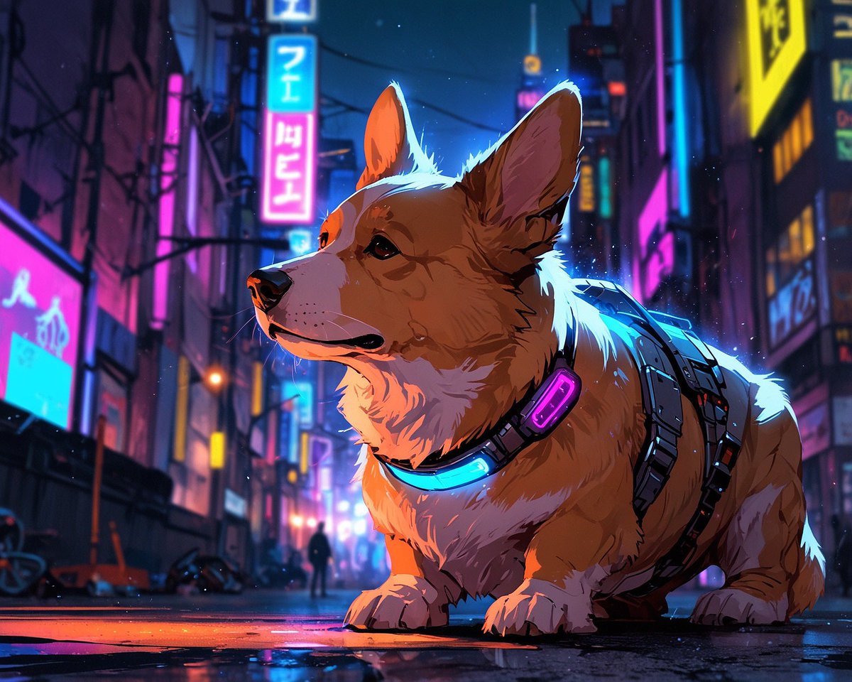 nashu_web's tweet photo. “飼い主を待つ”
#AIart #CyberDogs https://t.co/bOuZoFHIot