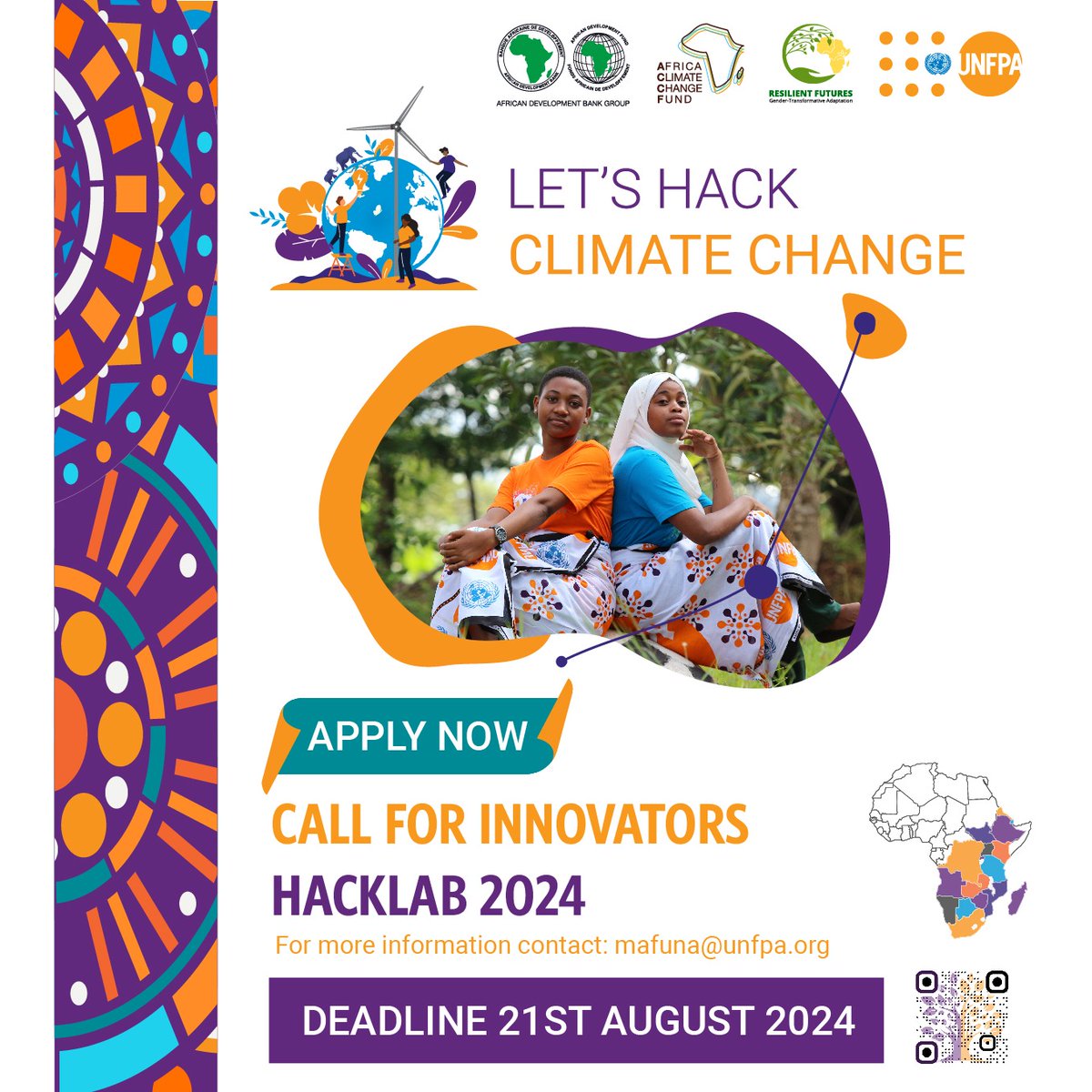 UNFPAMadagascar's tweet photo. Have you submitted your idea yet?
Swipe to discover how you can apply.

#HackChange #ClimateHacks #Opportunity #YouthOpportunity #Business #Innovators #innovation https://t.co/5fTljzTfX2