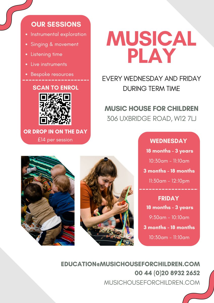 LearnMusicHouse's tweet photo. ✨ Enrol for September or drop in on the day! ✨

https://t.co/jTsujlxSm7

#WestLondon #WestLondonFamilies #WestLondonMums #WestLondonLife #clubhubmember @LHBF @clubhubuk @Bookpebbleuk https://t.co/3HMQy1juq7