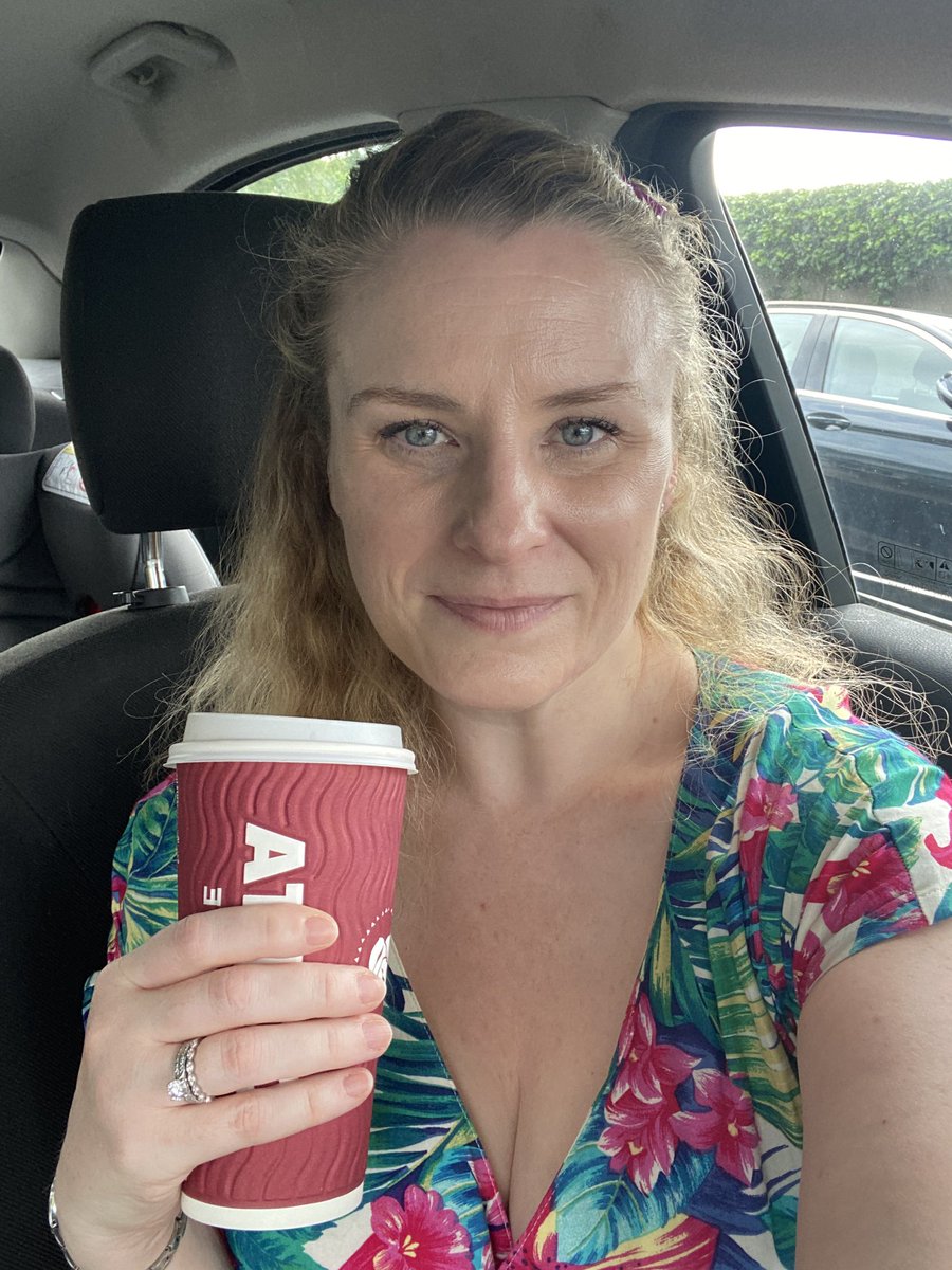 What do you do when you’ve got a very important zoom meeting &amp; you have two small terrors running around?! Why you escape to the car with a very large coffee of course!! 

Fully caffeinated &amp; very excited about plans ahead for a huge charity initiative with <a href="/IMNDA/">IMNDA</a> #watchthisspace
