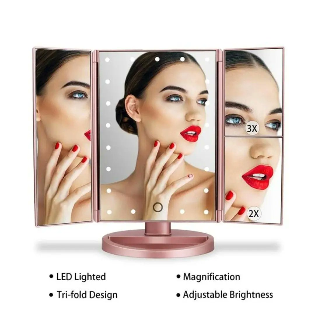 blingrepublic's tweet photo. 🤍LED Makeup Mirror

🤍With 3 folding design, this mirror is designed to be compact and fold up when needed.

🤍Can be used either by USB or Batteries

🤍 ₦22,000 only https://t.co/dxGpCVoYIB