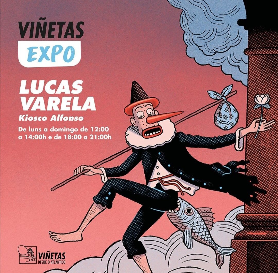 Resulta que Lucas Varela tiene antepasados gallegos y viene buscando sus raíces al <a href="/VinetasCoruna/">Viñetas desde o Atlántico</a>. ¡No te pierdas su expo!