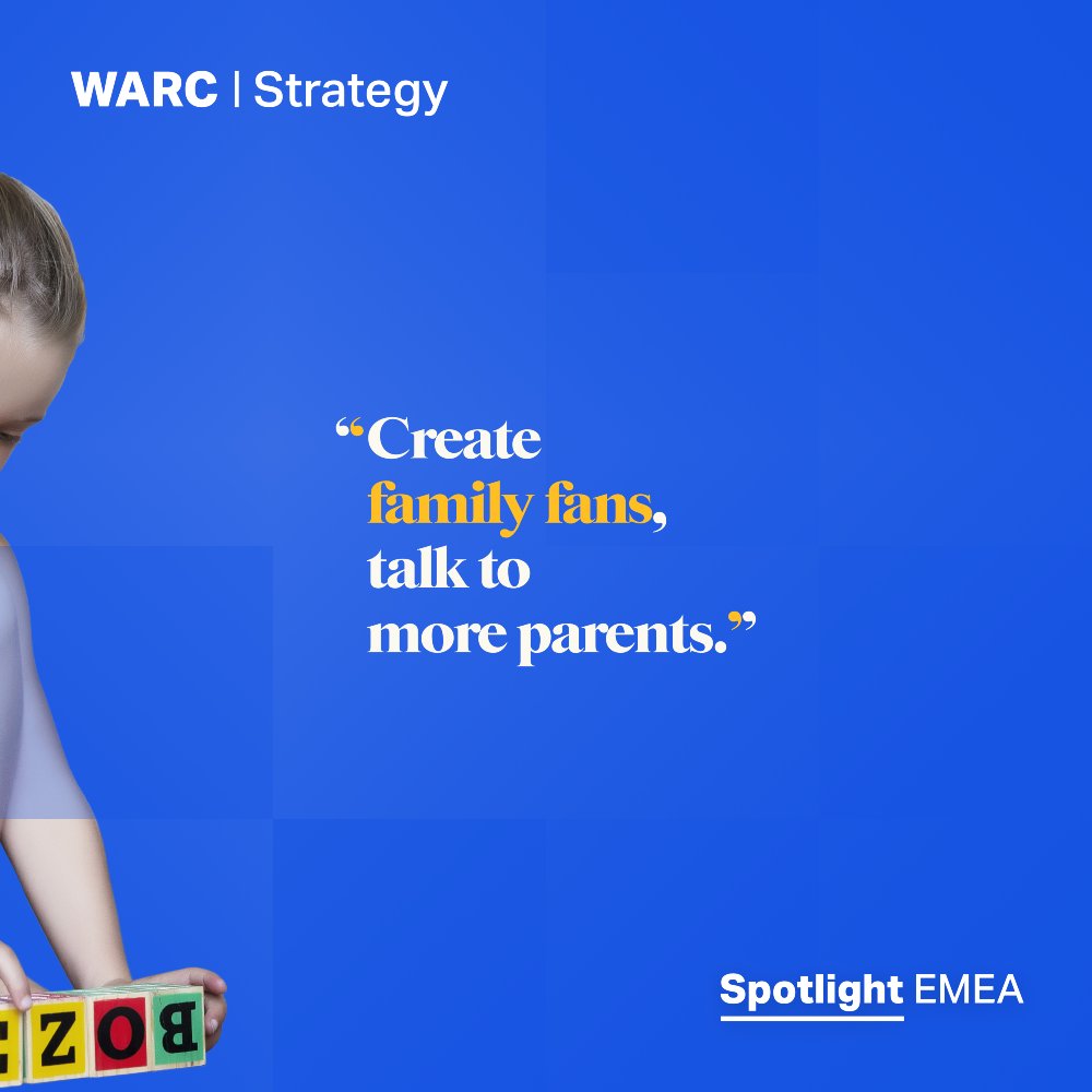 WARCEditors's tweet photo. Children’s brands have become too focused on ‘stuff’ rather than play.
Do you agree that commercial organisations need to start prioritising how they can play a bigger role in improving childhood for future generations?
#EMEA #Strategy #GenAlpha #MillennialParents https://t.co/sAH4Op2VUD