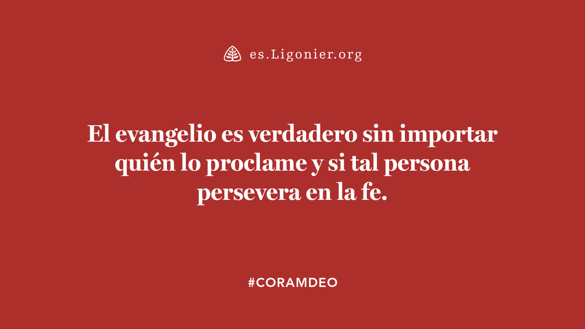 #CoramDeo: A veces, la fe del pueblo flaquea cuando los que se dicen cristianos, en especial los expredicadores, empiezan a negar lo que antes profesaban. Sin embargo, la verdad no se basa en la fidelidad del predicador a esa verdad. 

Lectura para hoy: Hechos 16:16-18