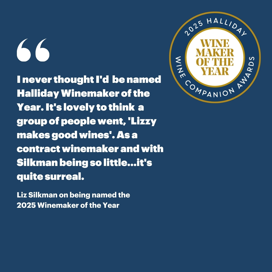 winecompanion's tweet photo. Introducing our 2025 Winemaker of the Year winner – Liz Silkman of First Creek Wines and Silkman Wines from the Hunter Valley, NSW.

Proudly presented by RIEDEL @RiedelAustNZ @RiedelUK

@firstcreekwines @silkmanwines #LizSilkman #FirstCreekWines #SilkmanWines #Halliday2025 https://t.co/rfXIc2vGkR