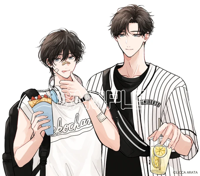 中国の小説、「放学等我」のお2人を描かせて頂きました!光栄ですイベントやグッズなどで展開していただくみたいです#放学等我@予梦文创工作室 的个人主页 - 微博 ( 