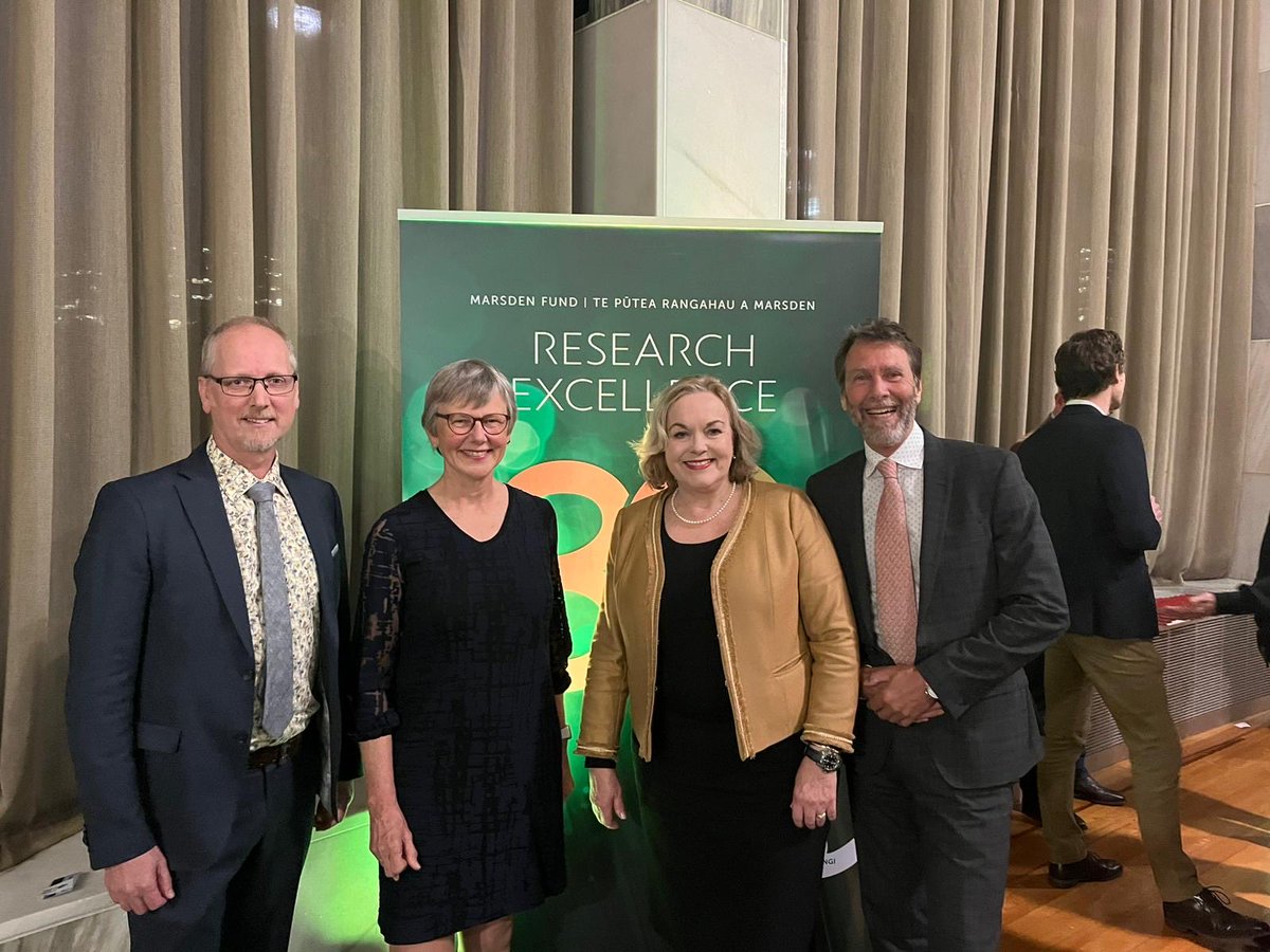 Judith Collins (@judithcollinsmp) on Twitter photo Great to be with the Marsden Fund and the <a href="/royalsocietynz/">Royal Society Te Apārangi</a> this evening celebrating 30 years of excellent research. Great to be with the Marsden Fund and the <a href="/royalsocietynz/">Royal Society Te Apārangi</a> this evening celebrating 30 years of excellent research.