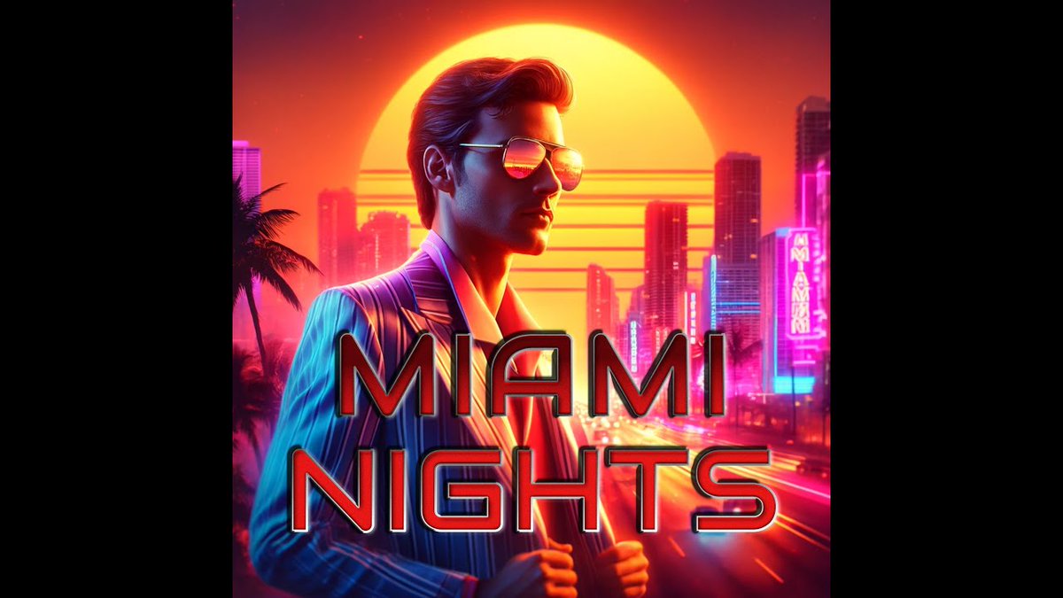 🎧✨ Tauche ein in die magische Atmosphäre von "🌴 Miami Nights: The ULTIMATE 80s Synthwave Experience"! Erlebe 1 Stunde GRATIS Musik für Kreatoren und lass dich von den elektronischen Klängen der 80er Jahre verzaubern. 🌃