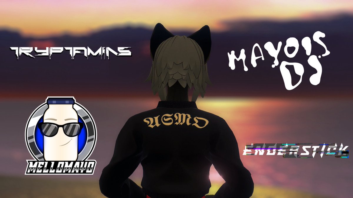 Gonna have a fun time with some good djs. One last event before a big move for me!

<a href="/enderstickvr/">Enderstick</a> 

<a href="/tryptamins/">Tryptamins</a> 

<a href="/MelloMayo247/">Mayo</a> 

<a href="/MayoIsSpicy/">~Mayo</a>