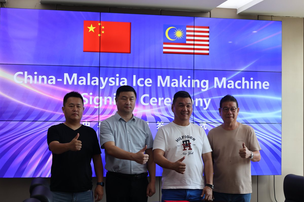 HugoMai888's tweet image. Kami sangat teruja untuk berkongsi pencapaian terbaru kami: kerjasama strategik dengan syarikat terkemuka Malaysia! 
🌐 [baocharm.com]
📧 [Hugo@baocharm.com/sales@baocharm.com]
☎️ [+86 137 1909 2360/+852 5510 1036]
#icemachine #blockicemachine #tubeicemachine