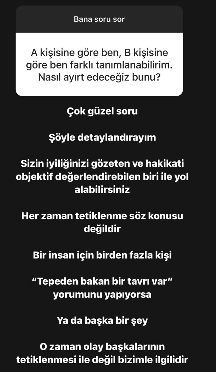 Hiçkimsenin geri bildirimini umursamamak ve seni tanımayan bir yabancının yorumlarıyla dağılmak ortasında bir yer sizi gerçeğe yakın tutar. Eleştiriye açık olmak bir uçsa diğer uç eleştiriye kapalı olmak değil aslında: kendini “herkese” beğendirmeye çalışmak.