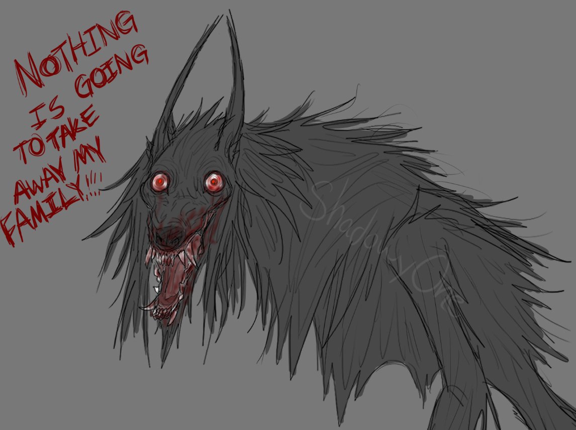 OneShadowy's tweet image. I love drawing my spooky werewolf gal 
Samantha is here for #WerewolfWednesday 
#Werewolf #outlast #outlastoc