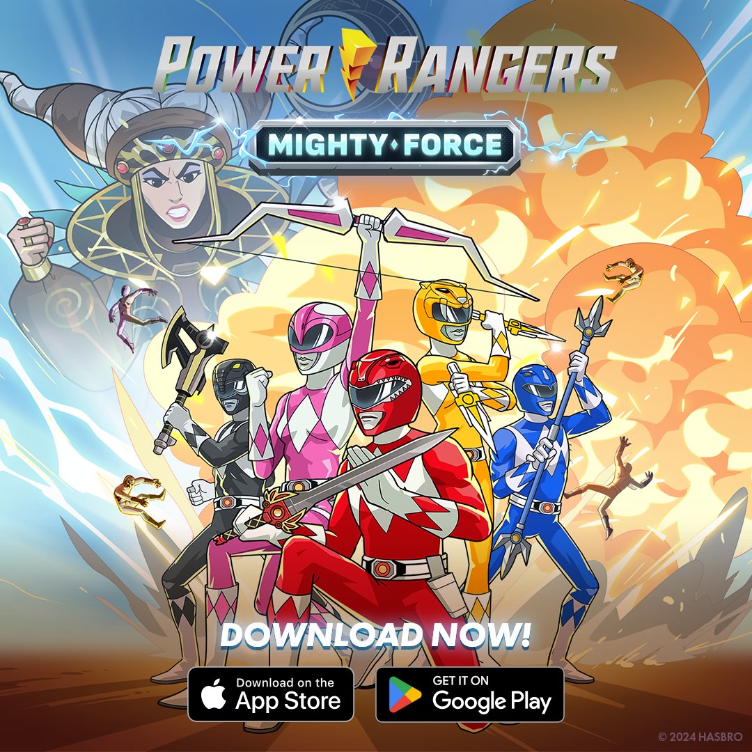 Mighty Kingdom, in collaboration with <a href="/EastSideGames/">East Side Games</a>  and <a href="/Hasbro/">Hasbro</a>, is proud to announce the global launch of <a href="/PRMightyForce/">Power Rangers Mighty Force</a>!

Available to download NOW on the App Store and Google Play: bit.ly/m/PowerRangers… #PowerRangers #PowerRangersMightyForce